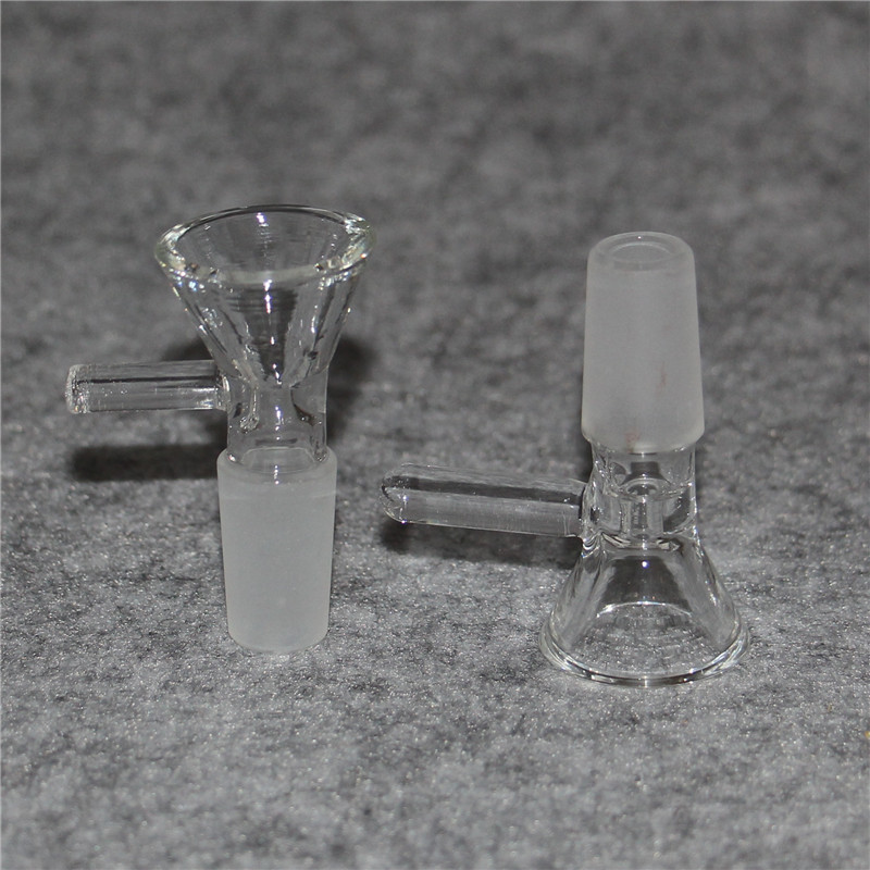 Glass Slides Bowl Pieces Bongs Bowls Funnel Rig Accessories Quartz Nails 18mm 14mm Male Female Heady Smoking Water pipes dab rigs Bong
Glass Slides Bowl Pieces Bongs Bowls Funnel Rig Accessories Quartz Nails 18mm 14mm Male Female Heady Smoking Water pipes dab rigs Bong