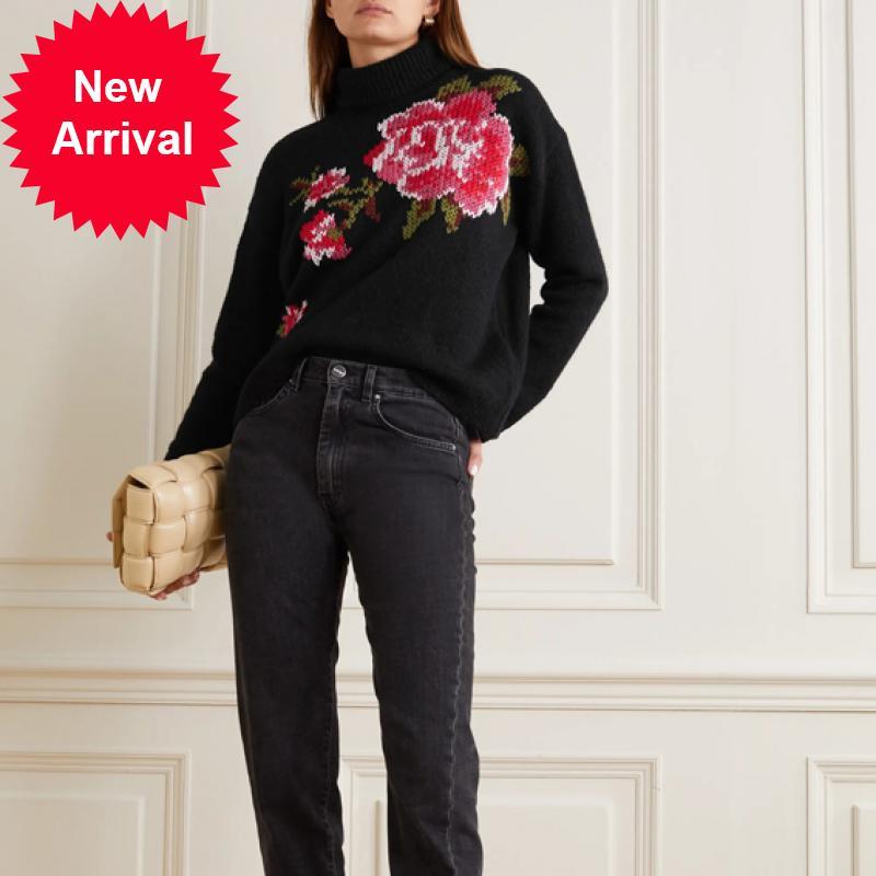 2021 New Loose Winter Knitting Women' Tops High Sweater Casual Fashion Runway Female Jumper Mesh Pxyo, Black
2021 New Loose Winter Knitting Women' Tops High Sweater Casual Fashion Runway Female Jumper Mesh Pxyo, Black