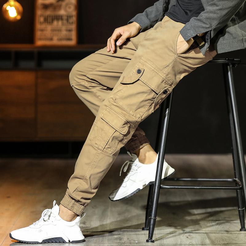 Men's Spring Autumn Cotton Joggers Pants Casual Fashion Streetwear Cargo Pants Men Trousers Tactical Joggers, Coffee
Men's Spring Autumn Cotton Joggers Pants Casual Fashion Streetwear Cargo Pants Men Trousers Tactical Joggers, Coffee
