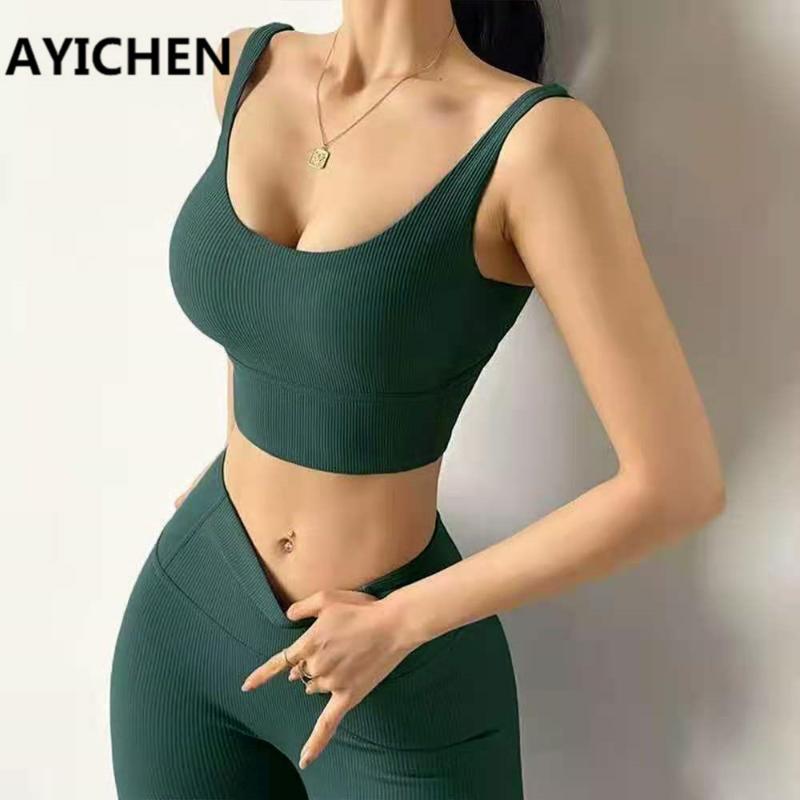 AYICHEN Women Backless High Quality Yoga Set Fitness Tight Bodysuit Sports Suit Gym Jumpsuit Tracksuit Workout Gym Clothes, Green
AYICHEN Women Backless High Quality Yoga Set Fitness Tight Bodysuit Sports Suit Gym Jumpsuit Tracksuit Workout Gym Clothes, Green