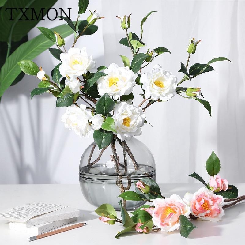 Fresh single branch rose simulation fake bouquet home living room table garden hotel decoration silk flower artificial suit, Pink
Fresh single branch rose simulation fake bouquet home living room table garden hotel decoration silk flower artificial suit, Pink