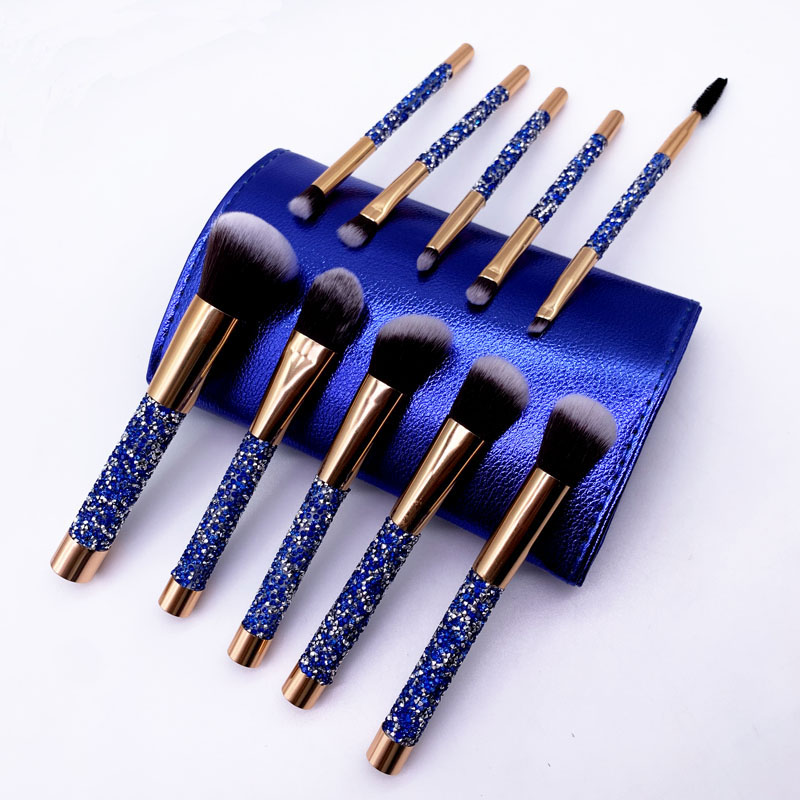 Makeup brushes Blue Diamond 10 pcs set cosmetics brush with Bag Professional Makeup brush Powder Eye Foundation Blush Eyelash Brow Brushes
Makeup brushes Blue Diamond 10 pcs set cosmetics brush with Bag Professional Makeup brush Powder Eye Foundation Blush Eyelash Brow Brushes