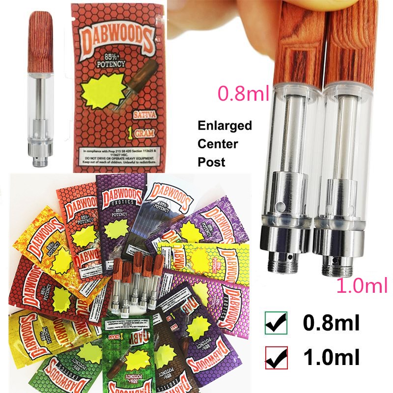 Dabwoods Atomizer cartridges Wood Tip 0.8ml 1ml Ceramic Carts 510 Thread Vape pens Vape Cartridges Packaging Empty Vaporizer Pen with packaging bags
Dabwoods Atomizer cartridges Wood Tip 0.8ml 1ml Ceramic Carts 510 Thread Vape pens Vape Cartridges Packaging Empty Vaporizer Pen with packaging bags