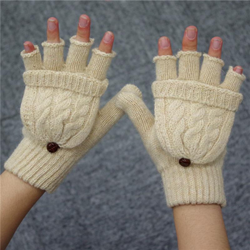 1 Pair Women Flip Gloves Hand Warmer Soft Warm Half Finger Mittens Knitted Thicken Thermal Autumn Winter Gloves
1 Pair Women Flip Gloves Hand Warmer Soft Warm Half Finger Mittens Knitted Thicken Thermal Autumn Winter Gloves