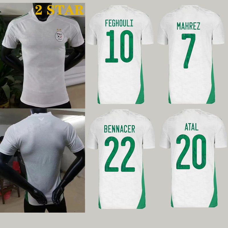 Thai quality 21 22 Africa Cup Algeria soccer jersey MAHREZ FEGHOULI SLIMANI football shirt 2021 BRAHIMI maillot de foot, 2021 home+patch
Thai quality 21 22 Africa Cup Algeria soccer jersey MAHREZ FEGHOULI SLIMANI football shirt 2021 BRAHIMI maillot de foot, 2021 home+patch