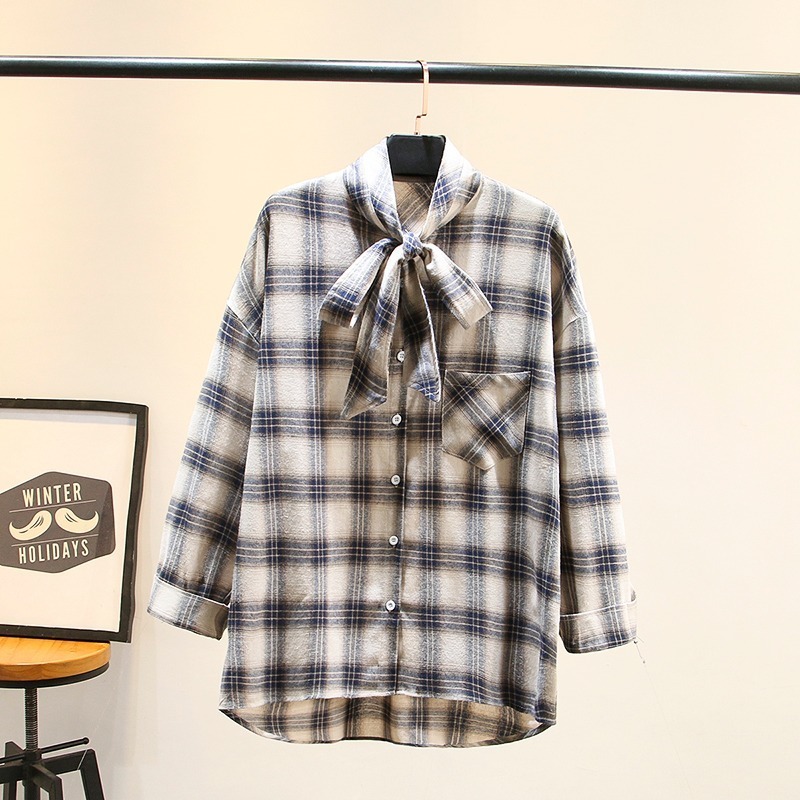 Size -4xl Plus Female Drop Long Shoulder Sleeve Chess Blouse Ol Ladies with Big Bow 335n, Khaki.
Size -4xl Plus Female Drop Long Shoulder Sleeve Chess Blouse Ol Ladies with Big Bow 335n, Khaki.