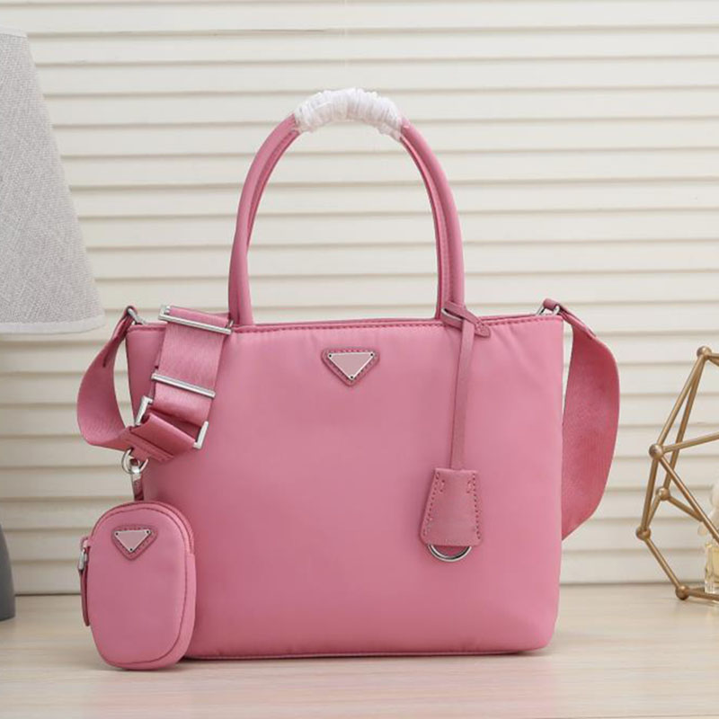 Women Shopping Bags With A Small Bag High Quality Famous Designer Crossbody Tote Bag Large Capacity Nylon Mami Beach Bags 1BG320 Many Color, Pink
Women Shopping Bags With A Small Bag High Quality Famous Designer Crossbody Tote Bag Large Capacity Nylon Mami Beach Bags 1BG320 Many Color, Pink