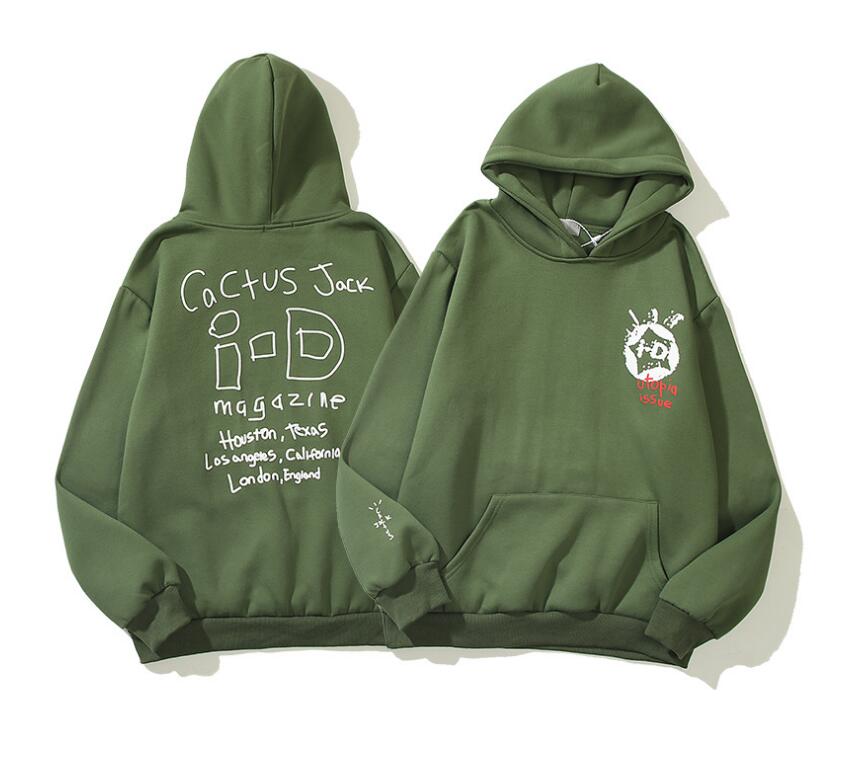 Travis Scott Cactus Jack ID MAGAZINE hoodies for men women Sweatshirts blackish green fleece hoodie
Travis Scott Cactus Jack ID MAGAZINE hoodies for men women Sweatshirts blackish green fleece hoodie