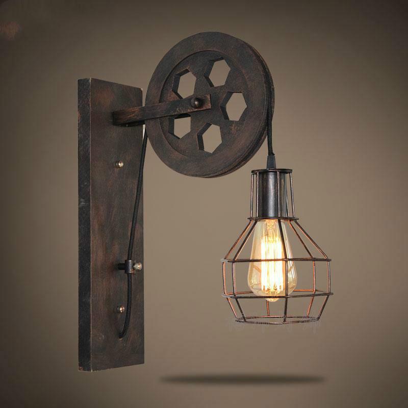 Retro industrial wrought iron lift wall lamp American Vintage loft restaurant stairs corridor pulley wall lamp mx4291137
Retro industrial wrought iron lift wall lamp American Vintage loft restaurant stairs corridor pulley wall lamp mx4291137