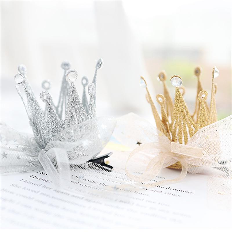 5pcs/Lot Princess Crown Hair Clips Sweet Color Shine Glitter Diamond Hairbows Mesh Decor Hairpin Girls Party Hair Accessories, Gold
5pcs/Lot Princess Crown Hair Clips Sweet Color Shine Glitter Diamond Hairbows Mesh Decor Hairpin Girls Party Hair Accessories, Gold
