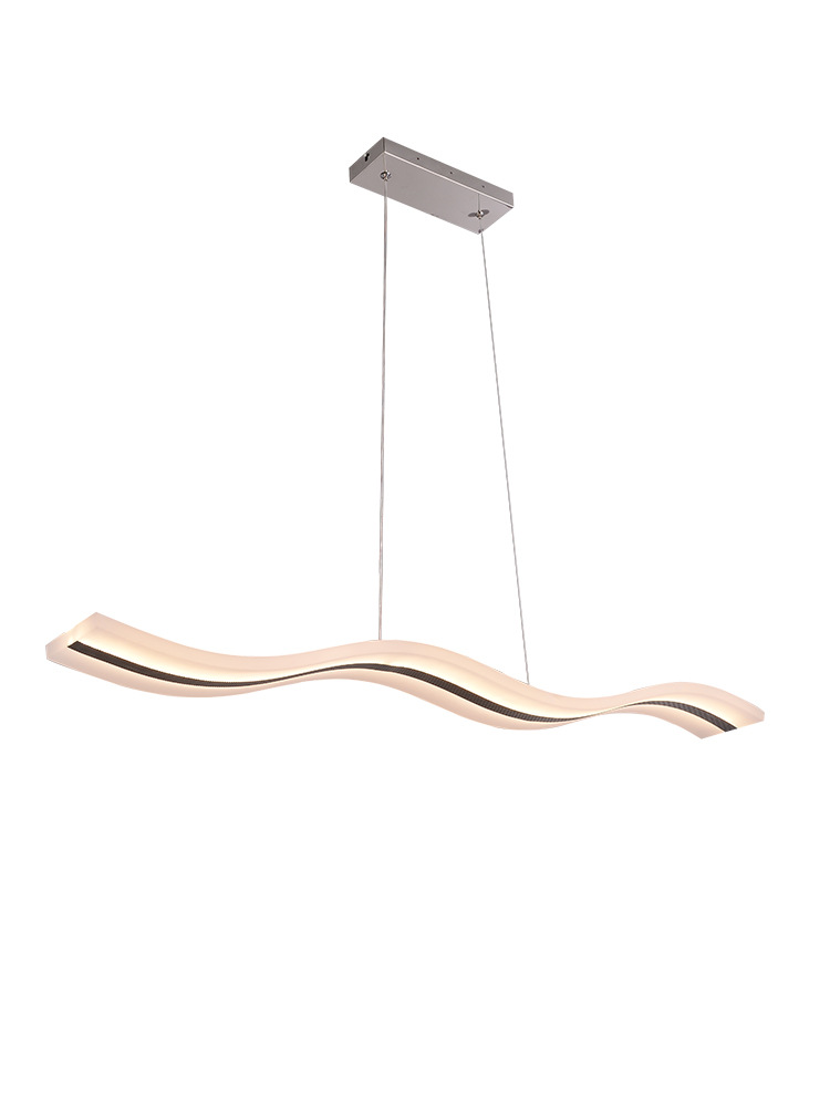 modern creative Pendant Lamps fashion LED living bedroom dining room wavy acrylic Chandelier 90 260 v