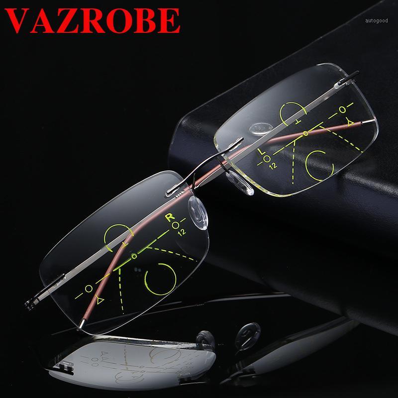 Sunglasses Vazrobe Progressive Reading Glasses Men Women Titanium Rimless Multifocal Read Man Diopter Presbyopia Hyperopia 15.2g1
Sunglasses Vazrobe Progressive Reading Glasses Men Women Titanium Rimless Multifocal Read Man Diopter Presbyopia Hyperopia 15.2g1