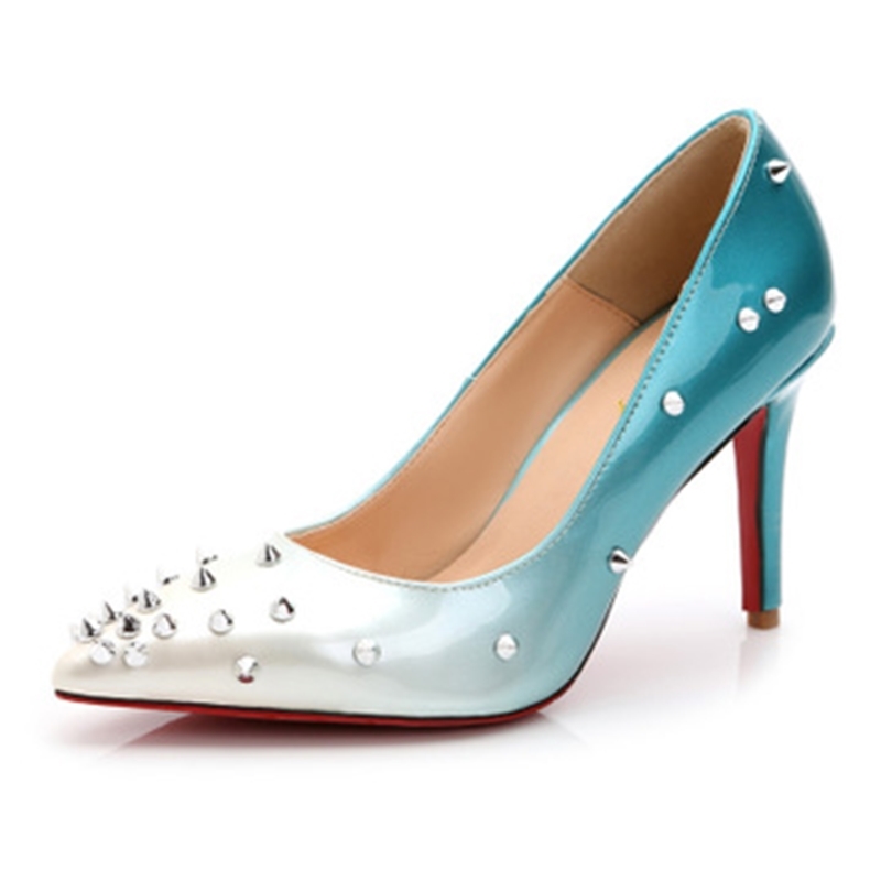 Women high-heeled pumps nine in floral crystal ladies shallow imprint on toe pointing office women's footwer wedding shoes D4JL, Sky blue
Women high-heeled pumps nine in floral crystal ladies shallow imprint on toe pointing office women's footwer wedding shoes D4JL, Sky blue