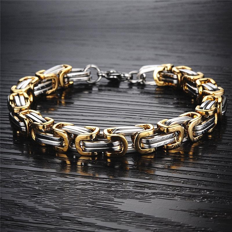 New Luxury Bracelet For Men Stainless Steel Vintage Casual King Chain Hip Hop Rock Couple Gift Jewelry
New Luxury Bracelet For Men Stainless Steel Vintage Casual King Chain Hip Hop Rock Couple Gift Jewelry