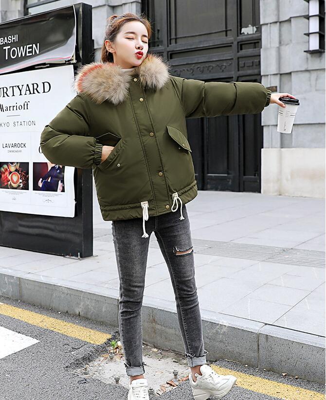 nouveau hiver femmes coton veste courte femme automne vtements d'extrieur hiver veste de mode filles rembourr Slim cap 201217