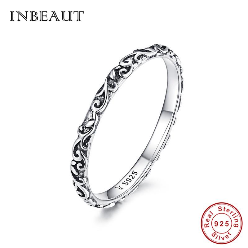 Cluster Rings INBEAUT 100% 925 Sterling Silver Decorative Flower Pattern Wedding Ring For Women Original Trendy S925 Simple Cocktail
Cluster Rings INBEAUT 100% 925 Sterling Silver Decorative Flower Pattern Wedding Ring For Women Original Trendy S925 Simple Cocktail