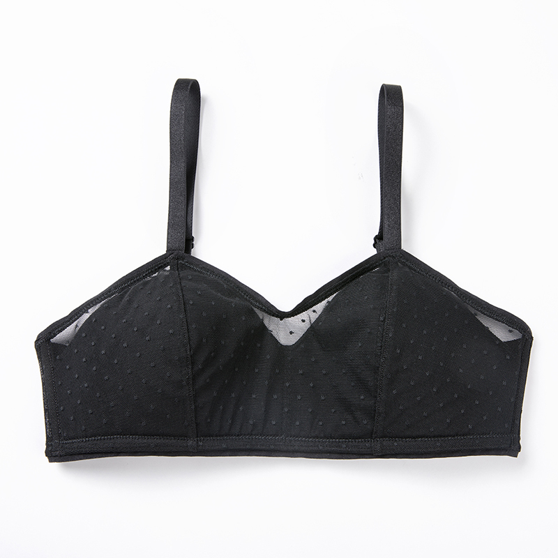 DOBREVA Women's Wire Free Lace Daily Bra Comfortable Full Cup Underwear 201202