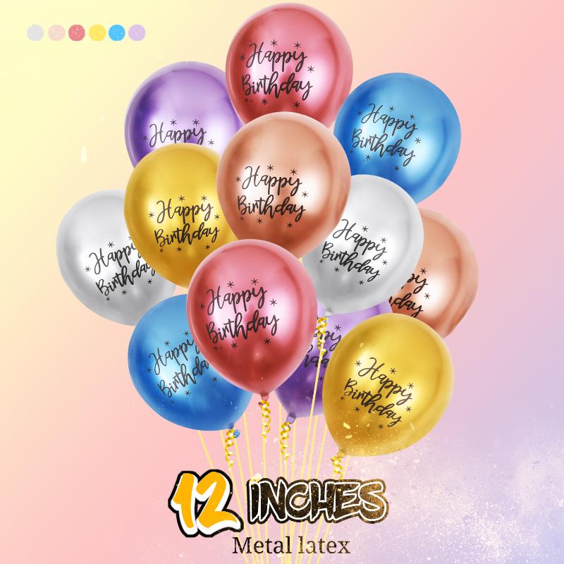 Metal Balloons 12inch Happy Birthday Party Decorations Balony Chrome Latex Balloon Wedding Decor Xmas Pastel Globos Balloon
Metal Balloons 12inch Happy Birthday Party Decorations Balony Chrome Latex Balloon Wedding Decor Xmas Pastel Globos Balloon