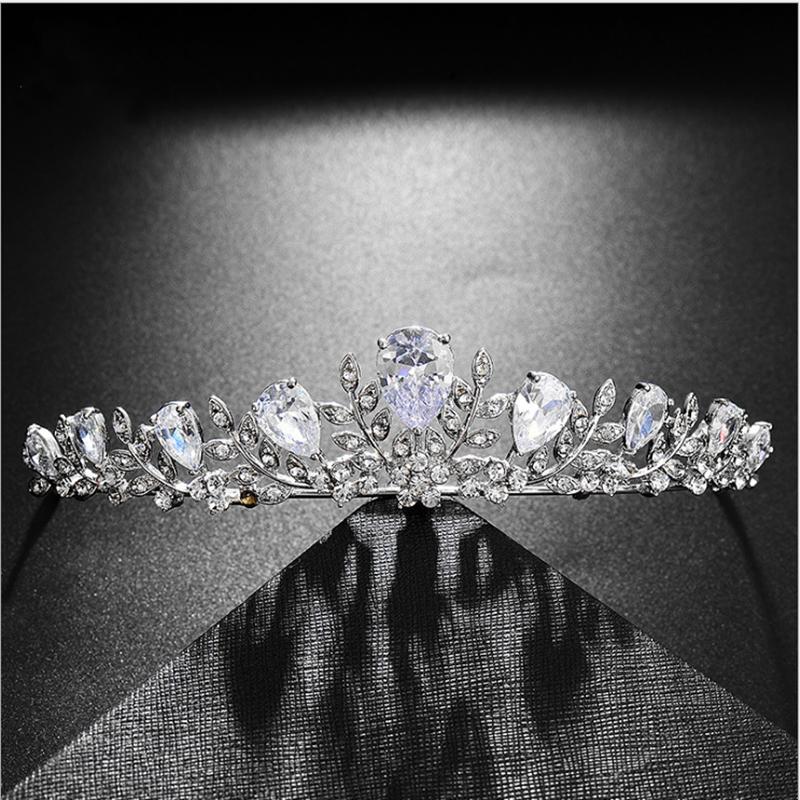 HG1021 Shinny leaves bridal wedding crown tiara Zircon hairpiece wedding headpiece hair decoration for bride
HG1021 Shinny leaves bridal wedding crown tiara Zircon hairpiece wedding headpiece hair decoration for bride