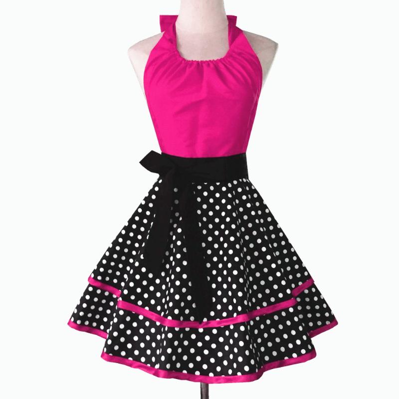 New Sexy Household Cleaning Antifouling Female Adult Apron Lace Halter Polka Dot 2-Layer Bib
New Sexy Household Cleaning Antifouling Female Adult Apron Lace Halter Polka Dot 2-Layer Bib