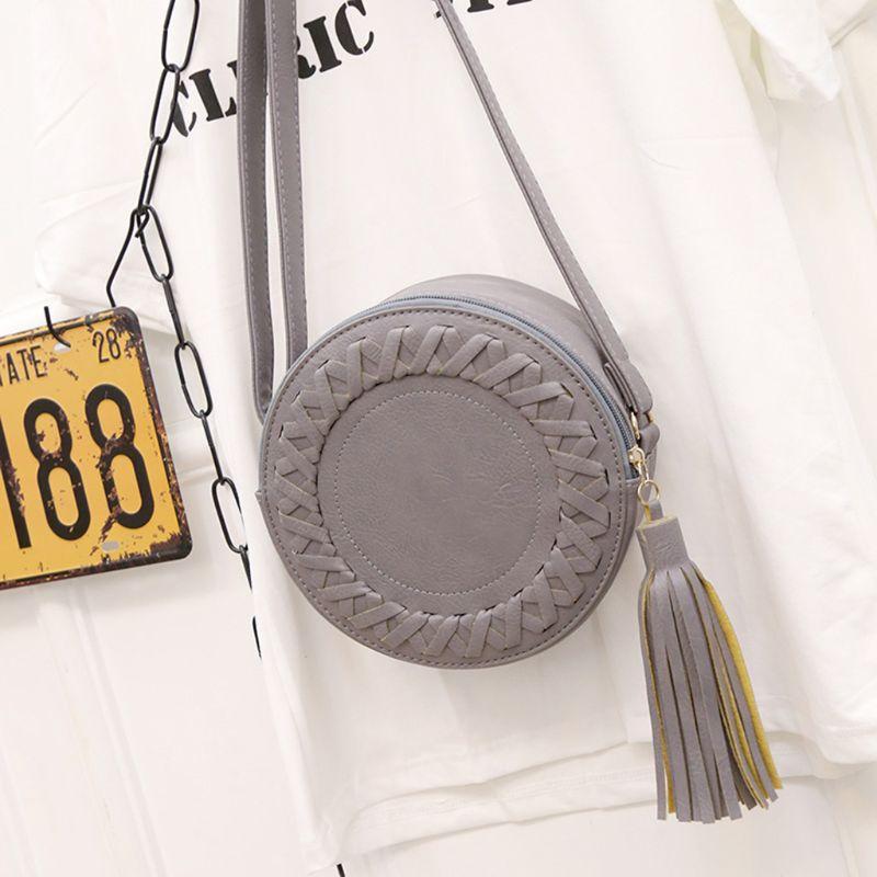 Women Small Round Shoulder Messenger Bag With Tassel Wave Pattern PU Leather Delicate Hardware Elegance Ladies Crossbody 4 28GD, Bk
Women Small Round Shoulder Messenger Bag With Tassel Wave Pattern PU Leather Delicate Hardware Elegance Ladies Crossbody 4 28GD, Bk