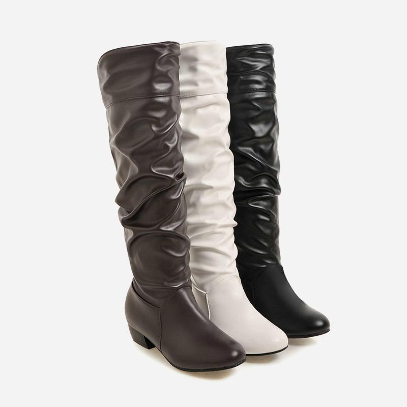 2020 INS Hot Sale Women PU Leather Knee High Boots Fashion Classic Flat Boots Ladies Autumn Winter Shoes Basic Long 35-431, White
2020 INS Hot Sale Women PU Leather Knee High Boots Fashion Classic Flat Boots Ladies Autumn Winter Shoes Basic Long 35-431, White