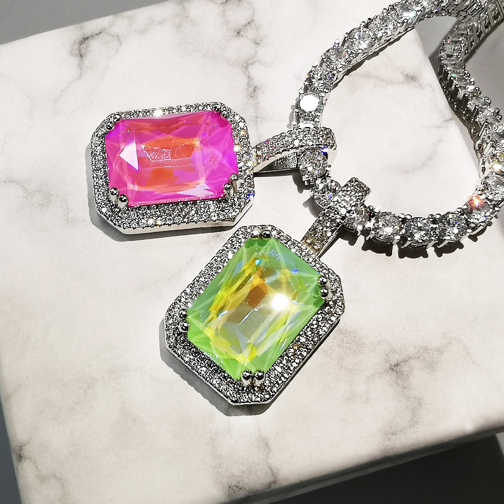 Square Bling Multicolored Pendant for Female Gifts Mocca Colors Aaa Zircon Necklace Hip Hop Jewelry Zia8
Square Bling Multicolored Pendant for Female Gifts Mocca Colors Aaa Zircon Necklace Hip Hop Jewelry Zia8