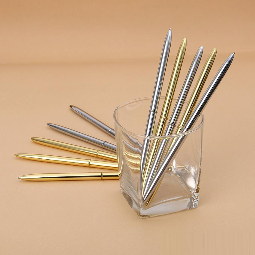 Rose gold / Gold / Silver Color Optional Minimalism Superfine Ballpoint Pen Rod Rotating Ballpen Writing Stationery Office Pens, Blue;orange
Rose gold / Gold / Silver Color Optional Minimalism Superfine Ballpoint Pen Rod Rotating Ballpen Writing Stationery Office Pens, Blue;orange