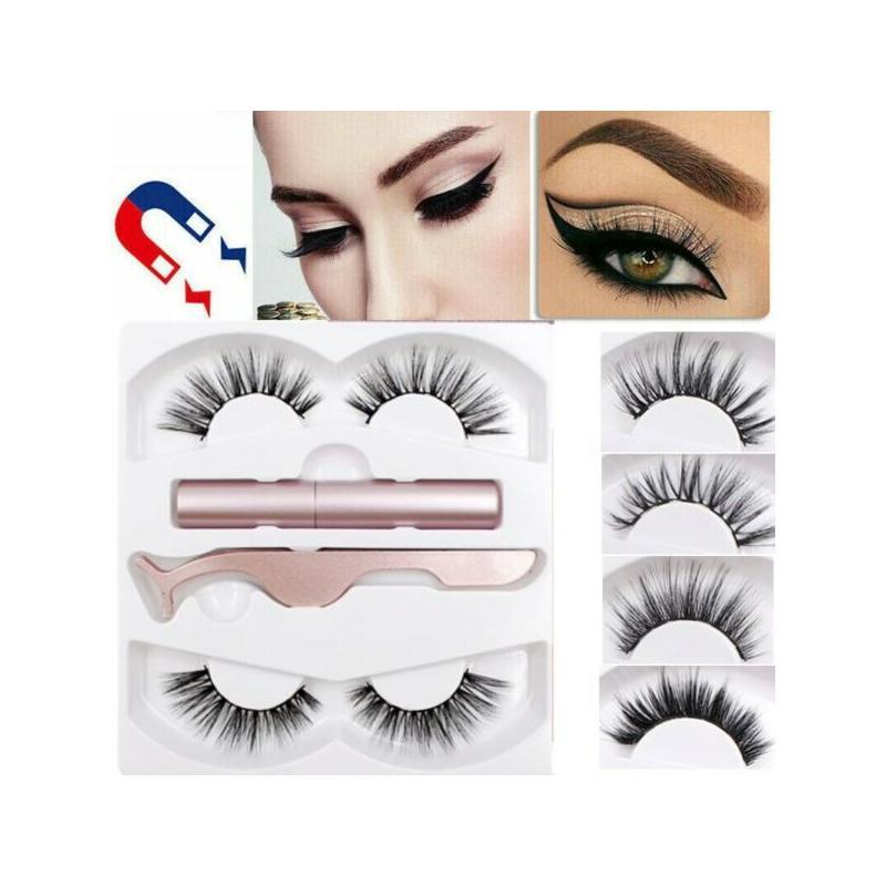 Magnetic Easy To Wear Liquid Eyeliner Makeup Magnetic False Eyelashes Lashes Sets Tool Cosmestic
Magnetic Easy To Wear Liquid Eyeliner Makeup Magnetic False Eyelashes Lashes Sets Tool Cosmestic