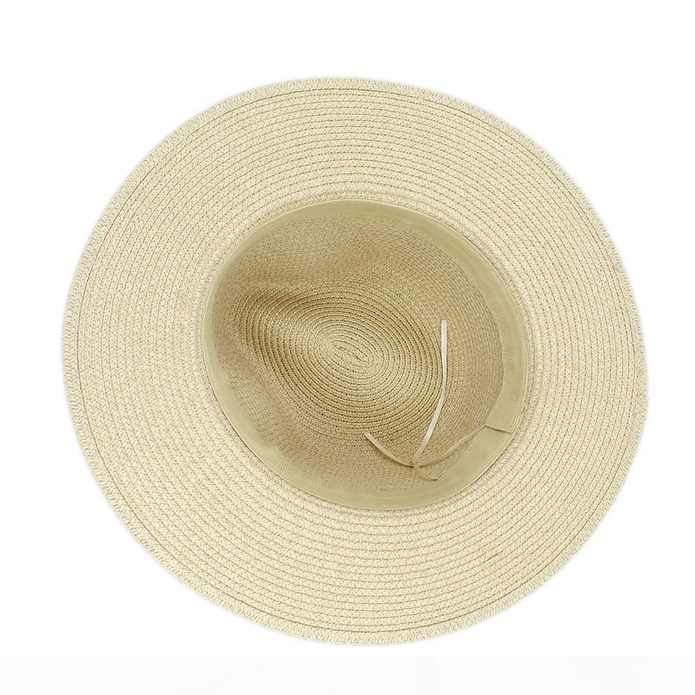 Fashion Women Summer Straw Maison Michel Sun Hat For Elegant Lady Outdoor Wide Brim Beach Dad hat Sunhat Panama Fedora Ha4014954