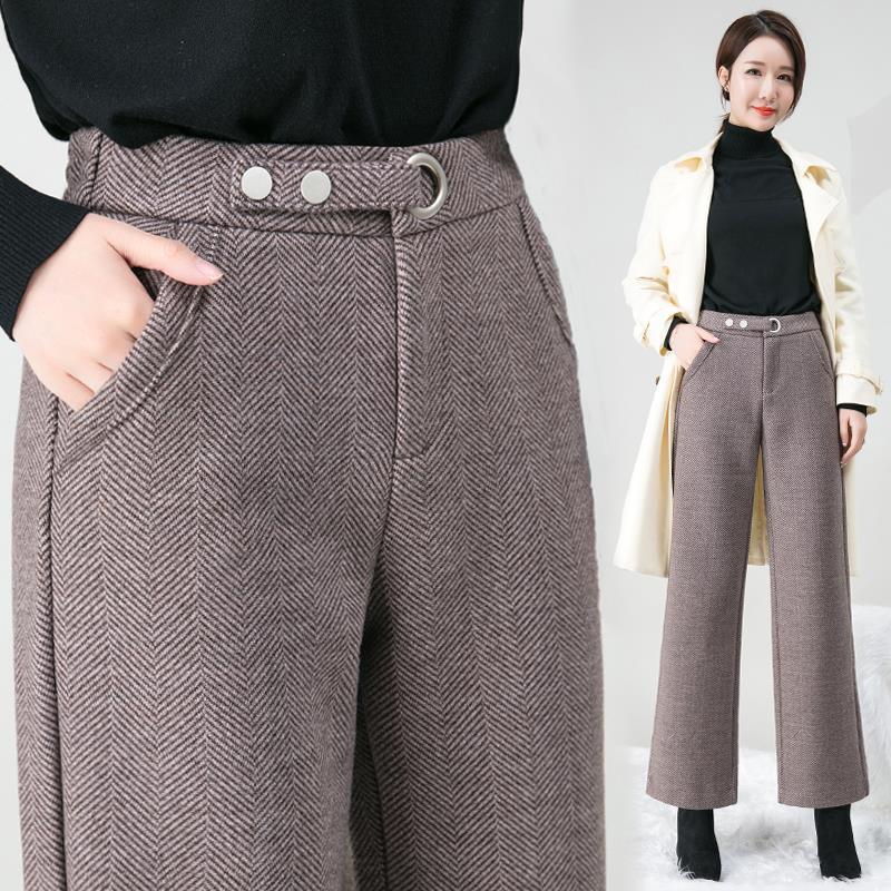 Women New Autumn Winter Casual Zipper High Waist Corduroy Wide Leg Pants Female Vintage Loose Solid Long Straight Trousers Q110, Nai cha se
Women New Autumn Winter Casual Zipper High Waist Corduroy Wide Leg Pants Female Vintage Loose Solid Long Straight Trousers Q110, Nai cha se