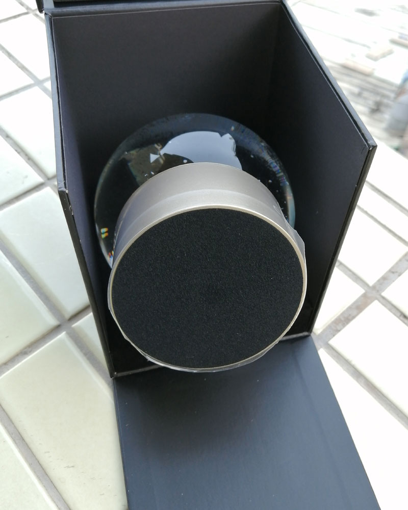 Classics Golden Snow Globe With Perfume Bottle Inside Snow Crystal Ball for Special Birthday Novelty Christmas VIP Gift