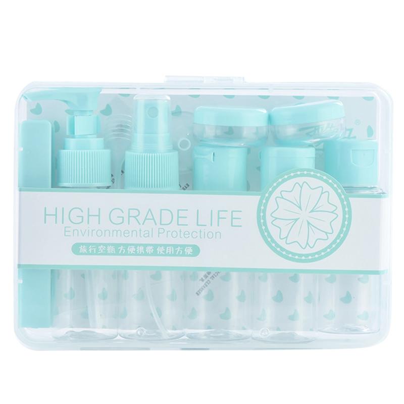 12 in 1 Portable Travel Plastic Empty Bottle Set with Case Simple Cosmetic Sub-Bottle Combo for Shampoo Conditioner
12 in 1 Portable Travel Plastic Empty Bottle Set with Case Simple Cosmetic Sub-Bottle Combo for Shampoo Conditioner