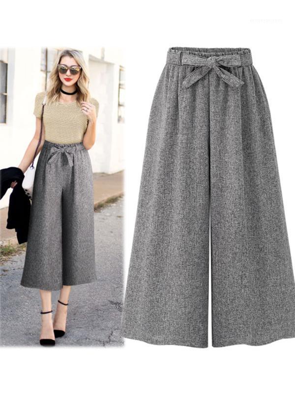 Autumn women's hot sale 2020 new fat MM200 catties all-match nine-point wide-leg pants thin section solid color pants women1, Gray
Autumn women's hot sale 2020 new fat MM200 catties all-match nine-point wide-leg pants thin section solid color pants women1, Gray