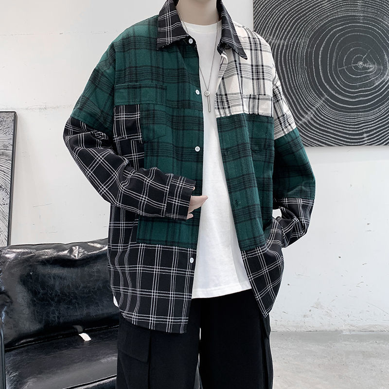 2021 New Plaid Patchwork Men's Oversize Blouse Harajuku Men Casual Long Sleeve Shirt Tops Streetwear Clothing Hip Hop 2oeg, Pinse
2021 New Plaid Patchwork Men's Oversize Blouse Harajuku Men Casual Long Sleeve Shirt Tops Streetwear Clothing Hip Hop 2oeg, Pinse