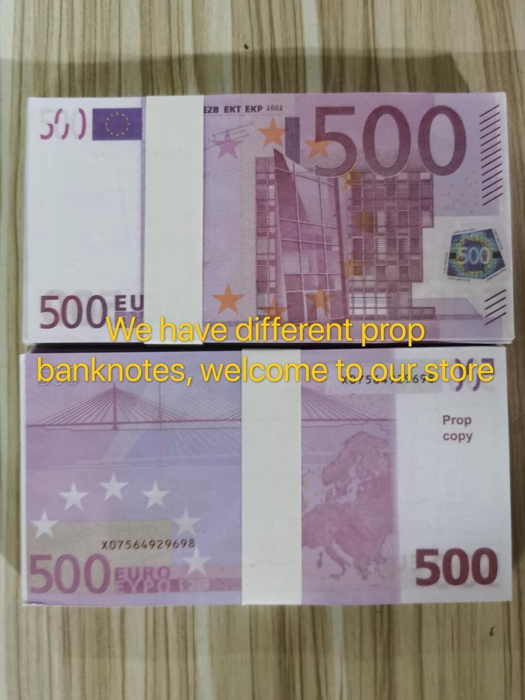 Nightclub Prop Copy Realistic Money Most Note 500 Euros Play Collection Bank Business Fake Paper 31 For Movie Qkfuu, Black
Nightclub Prop Copy Realistic Money Most Note 500 Euros Play Collection Bank Business Fake Paper 31 For Movie Qkfuu, Black