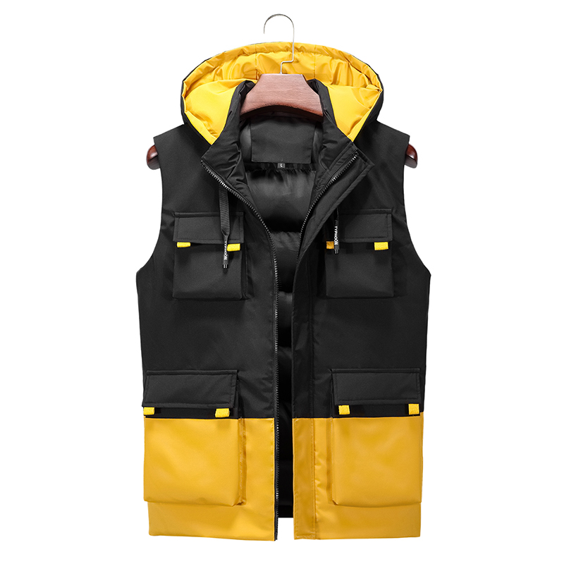 Down cotton vest men's autumn and winter jacket youth Korean version plus velvet thick warm waistcoat vest vest, Black;white
Down cotton vest men's autumn and winter jacket youth Korean version plus velvet thick warm waistcoat vest vest, Black;white