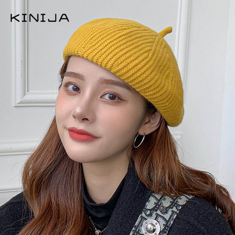 Faramita Women Girl Beret French Artist Warm Wool Beanie Hat Cap Vintage Plain Beret Hats Solid Color Elegant Lady Winter Caps, Black
Faramita Women Girl Beret French Artist Warm Wool Beanie Hat Cap Vintage Plain Beret Hats Solid Color Elegant Lady Winter Caps, Black