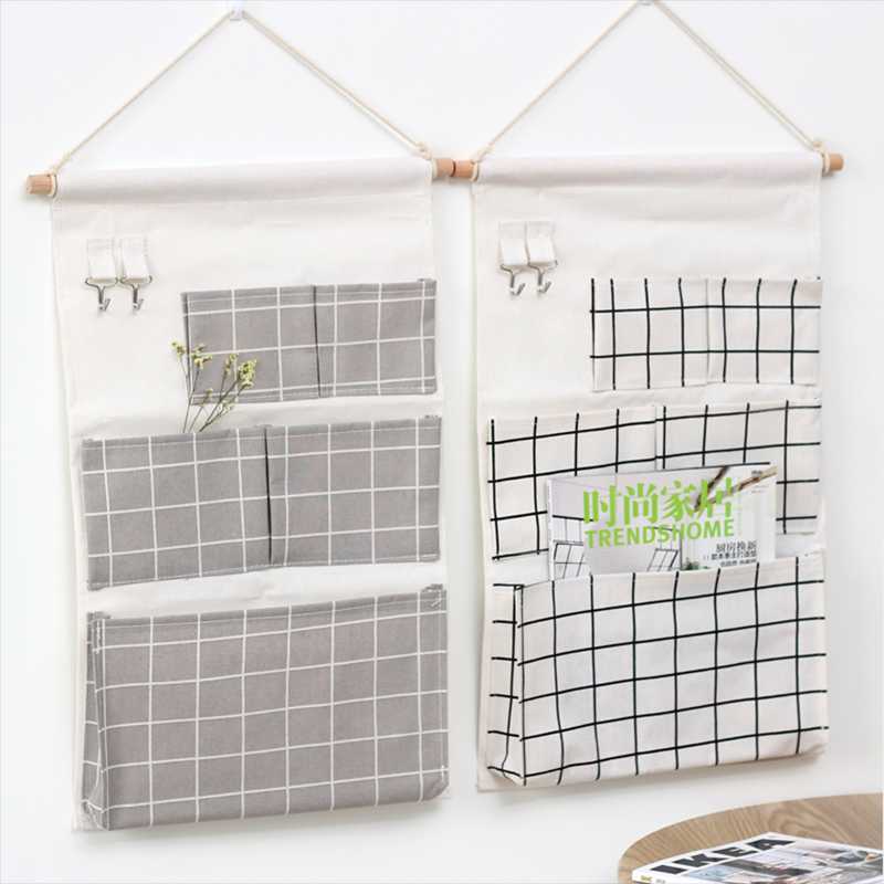 Simple Nordic Cotton Linen Wall-mounted Storage Bag Washable Natural Wallpaper Flower Container Sundry Book Storage Bag
Simple Nordic Cotton Linen Wall-mounted Storage Bag Washable Natural Wallpaper Flower Container Sundry Book Storage Bag