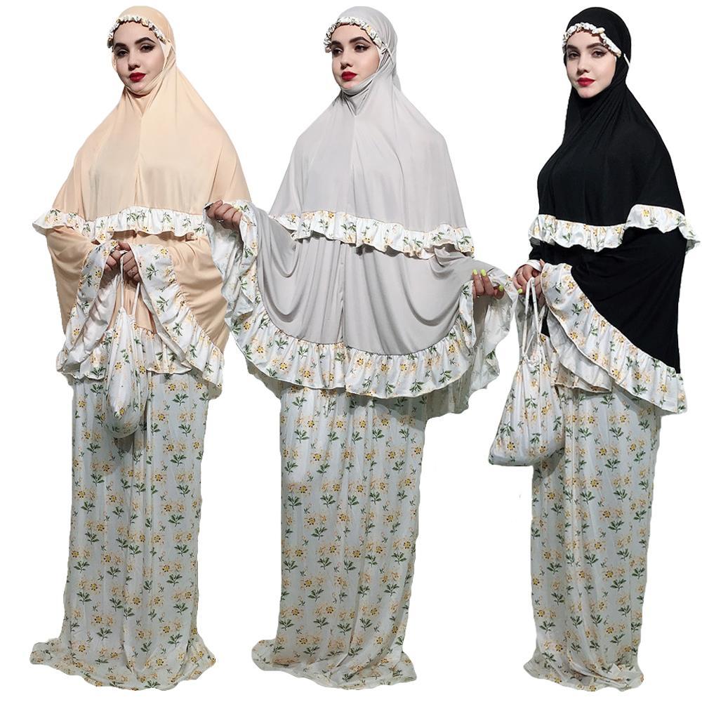 Muslim Sets Women Long Scarf Hijab+Print Skirt Arab Jilbab Overhead Islamic Abaya Khimar Prayer Clothing Worship Service UAE New, Red
Muslim Sets Women Long Scarf Hijab+Print Skirt Arab Jilbab Overhead Islamic Abaya Khimar Prayer Clothing Worship Service UAE New, Red