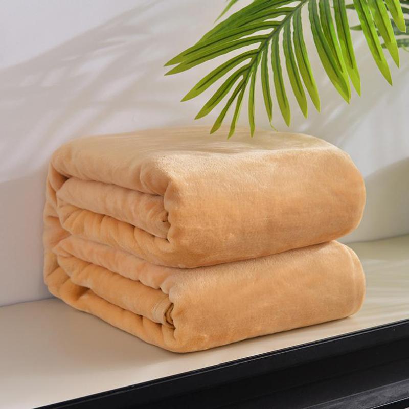 Thickened Flannel Blanket Double-sided Fleece Blanket Solid Color Air Conditioning Travel Picnic Camping
Thickened Flannel Blanket Double-sided Fleece Blanket Solid Color Air Conditioning Travel Picnic Camping