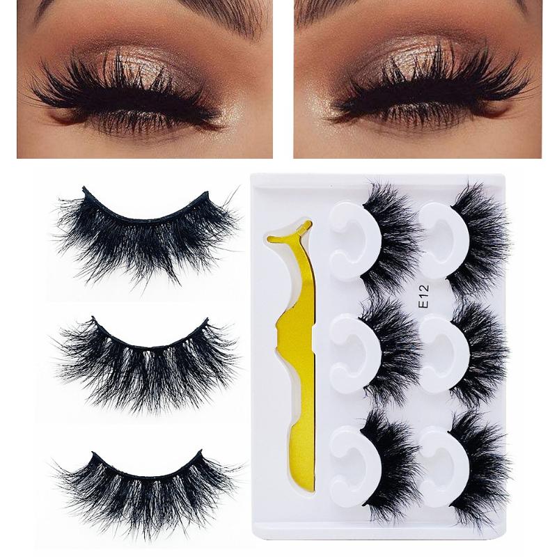 3 Pairs 3D Mink Eyelashes Super Messy Fluffy Volume,Makeup Wispy Faux Cils Mink Lashes Pack in bulk,Eyelashes Packaging 
3 Pairs 3D Mink Eyelashes Super Messy Fluffy Volume,Makeup Wispy Faux Cils Mink Lashes Pack in bulk,Eyelashes Packaging
