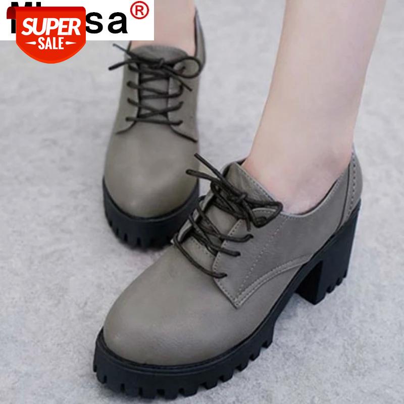 2021 New Spring Casual Women High Heels Shoes Fashion Woman Heel Small Leather Shoes Platform Lace-up Square Heel Woman #mG2T, Beige
2021 New Spring Casual Women High Heels Shoes Fashion Woman Heel Small Leather Shoes Platform Lace-up Square Heel Woman #mG2T, Beige