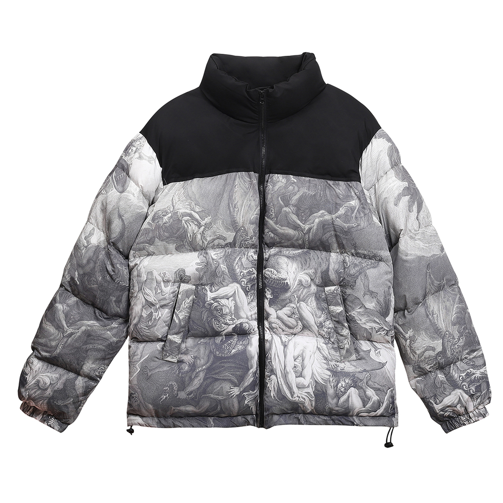 LACIBLE Hip Hop Down Parka Jackets Men Harajuku Padded Streetwear Vintage Retro Painting Print Jacket Coat Winter Outwear, Black
LACIBLE Hip Hop Down Parka Jackets Men Harajuku Padded Streetwear Vintage Retro Painting Print Jacket Coat Winter Outwear, Black