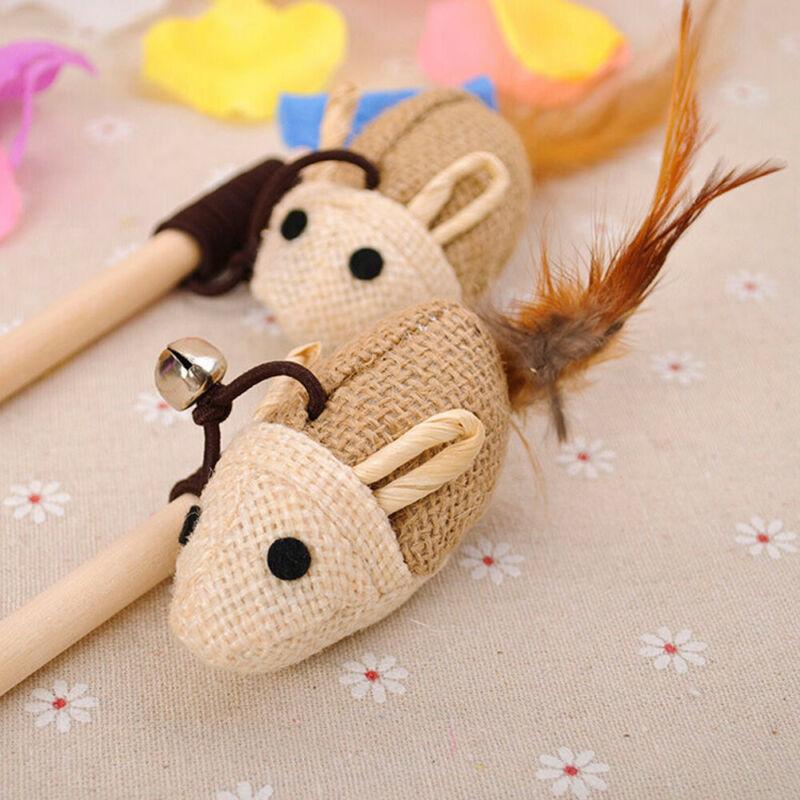Pet Cat Supplies Teaser Fishing Stick Rod Feather Pole Kitten Interactive Stick Funny Toys Bell Pet Supplies Cat Accessory
Pet Cat Supplies Teaser Fishing Stick Rod Feather Pole Kitten Interactive Stick Funny Toys Bell Pet Supplies Cat Accessory