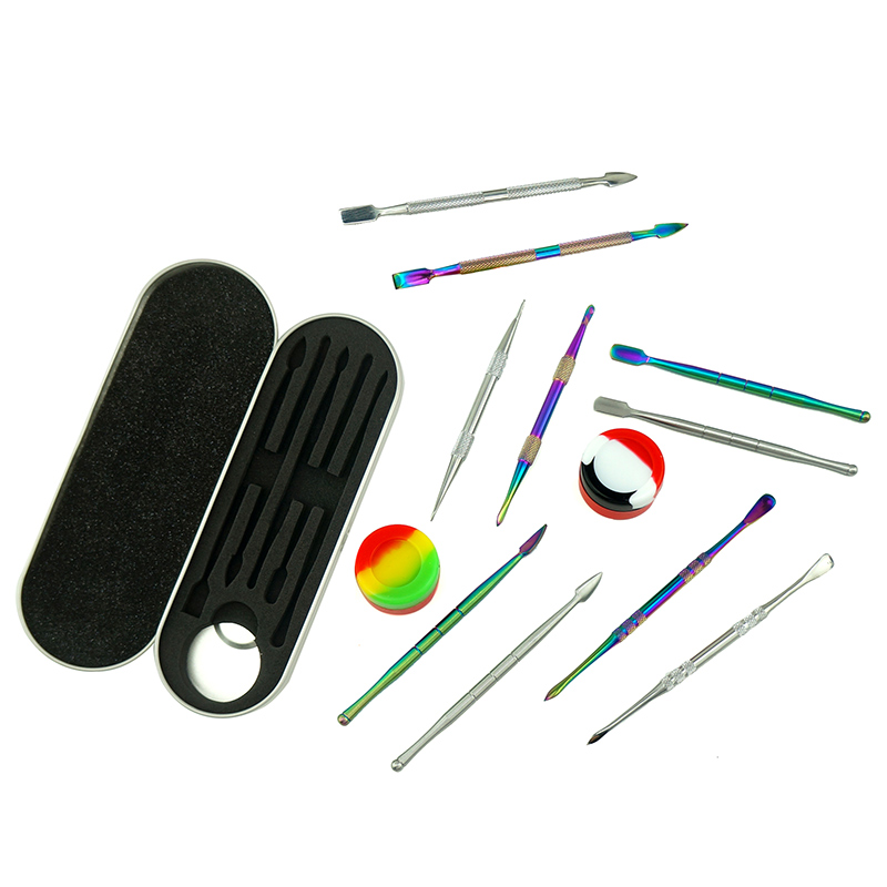 Portable dab rig accessories titanium nail dabbing rigs stainless steel dabber tools Sets for quartz glass pipes wax pen silicone containers
Portable dab rig accessories titanium nail dabbing rigs stainless steel dabber tools Sets for quartz glass pipes wax pen silicone containers