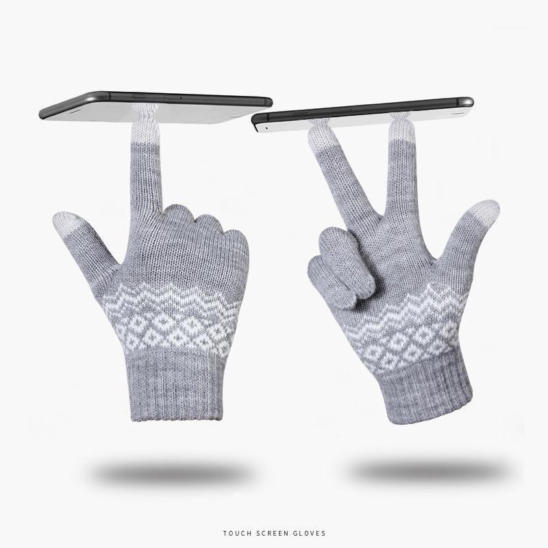 Fall/winter touch screen female winter student knitting warmth thickening plus fluff cycling male five-finger gloves D751
Fall/winter touch screen female winter student knitting warmth thickening plus fluff cycling male five-finger gloves D751