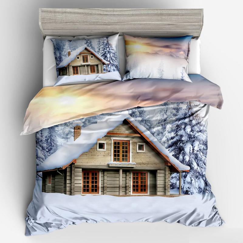 Winter Snow Wood House Bedding Duvet Cover Set Full Queen King Size -1 Quilt Cover -2 Pillowcases
Winter Snow Wood House Bedding Duvet Cover Set Full Queen King Size -1 Quilt Cover -2 Pillowcases