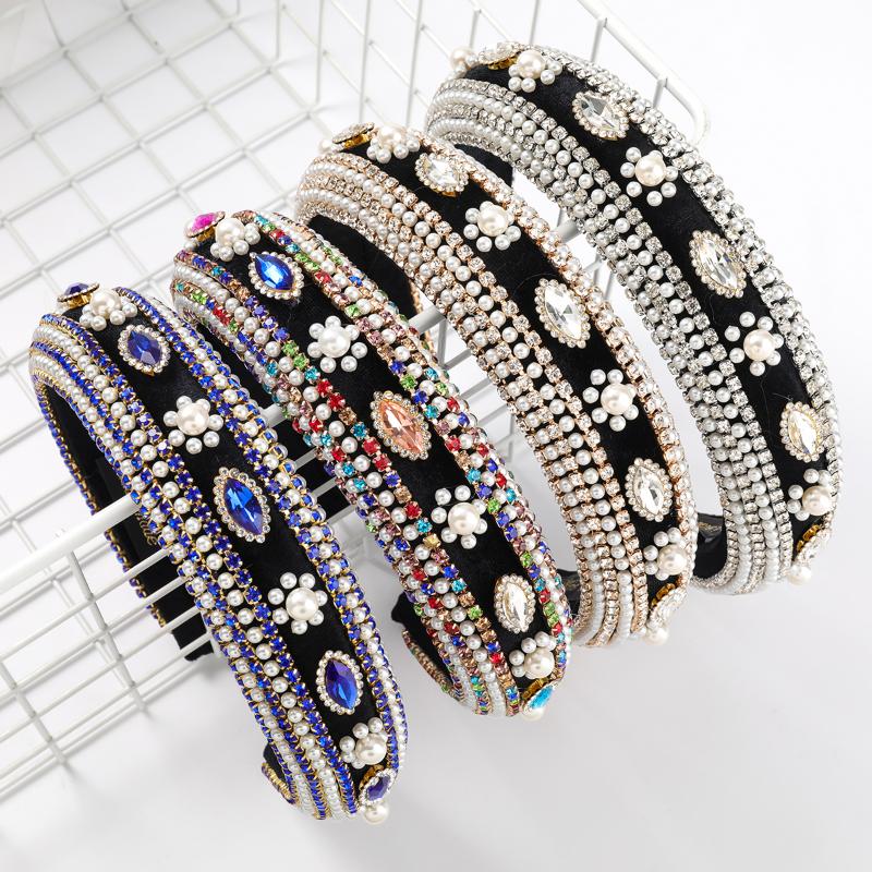 Hair Clips & Barrettes Exaggerated Fashion Rhinestone Imitation Pearl Super Flash Hoop Girl Wide Side Sponge Headband Party Jewelry Headwear
Hair Clips & Barrettes Exaggerated Fashion Rhinestone Imitation Pearl Super Flash Hoop Girl Wide Side Sponge Headband Party Jewelry Headwear