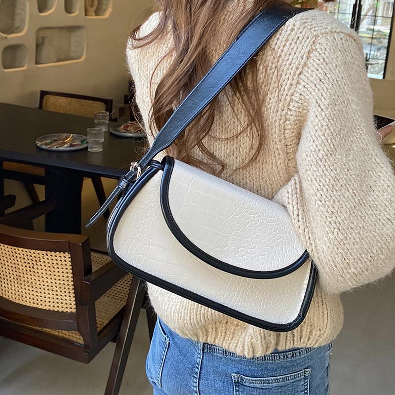 Women Leather Handbags Ladies Designer Tote Girls Black Alligator Flap Handbag Shoulder Bags Bolsa Feminina sac a main femme, Beige
Women Leather Handbags Ladies Designer Tote Girls Black Alligator Flap Handbag Shoulder Bags Bolsa Feminina sac a main femme, Beige